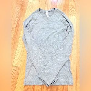 Lululemon swiftly tech 2.0 gray long sleeve